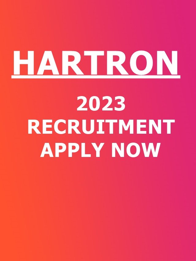 HARTRON RECRUITMENT 2023 Sarkari Result