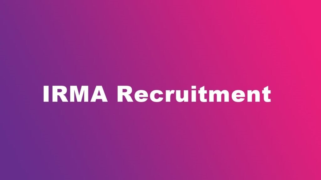 IRMA Recruitment