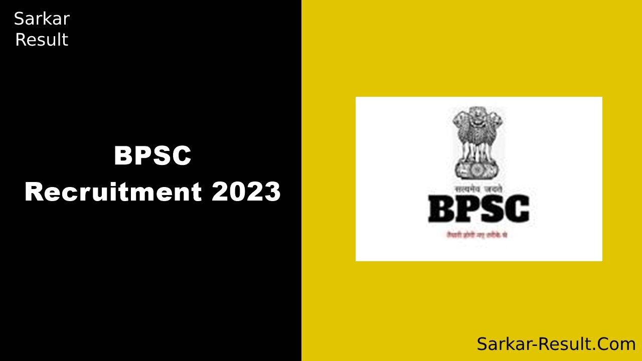 BPSC Recruitment 2023 for 346 Revenue Officer, Financial Administrative