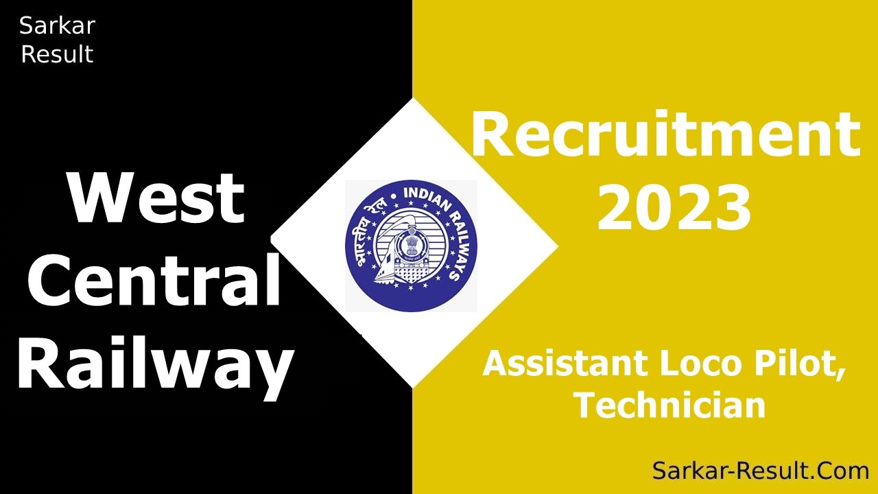 West Central Railway recruitment 2023