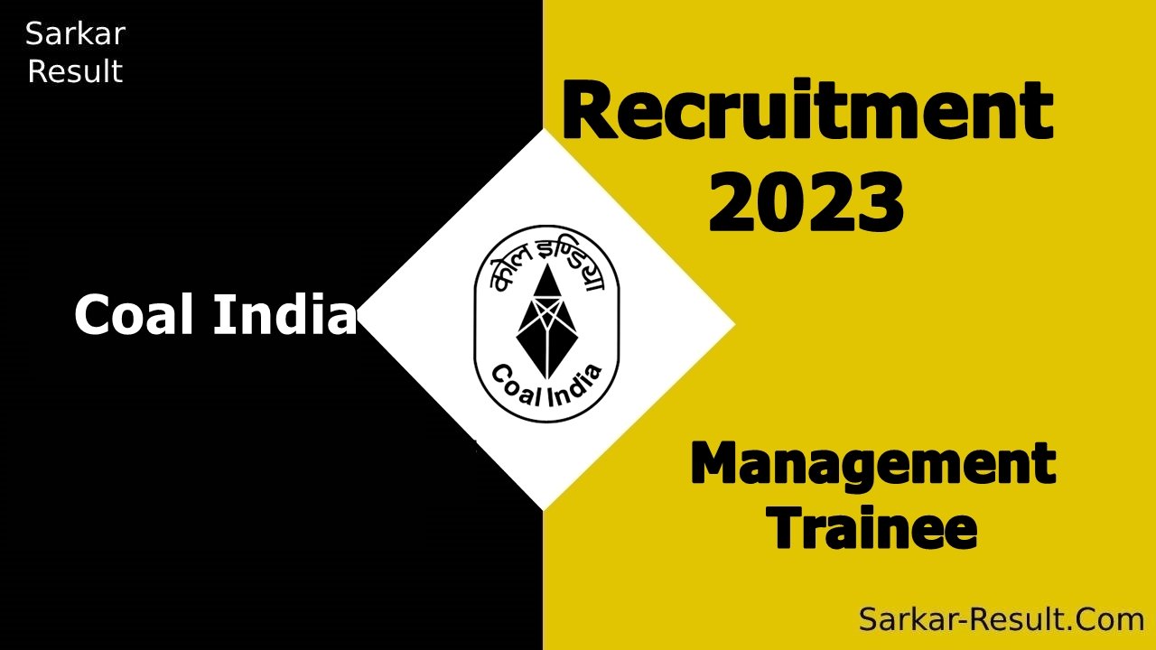 Coal India Recruitment 2023