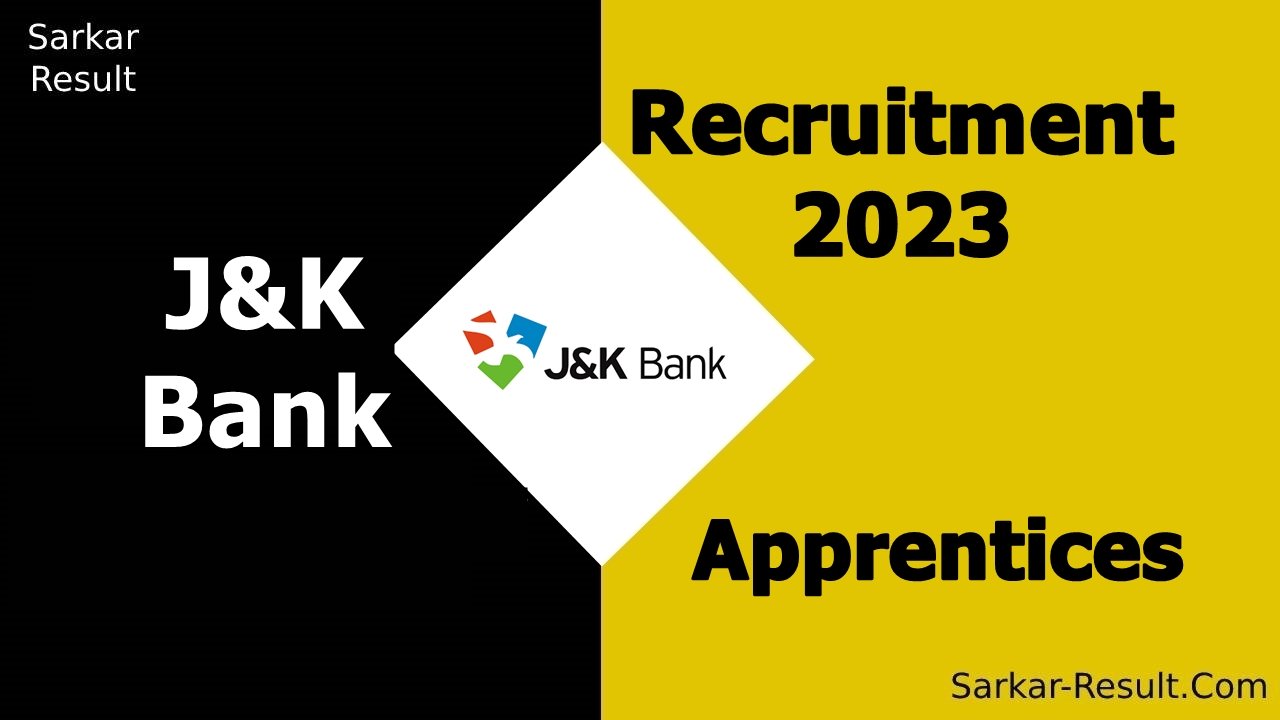 JK Bank Recruitment 2023
