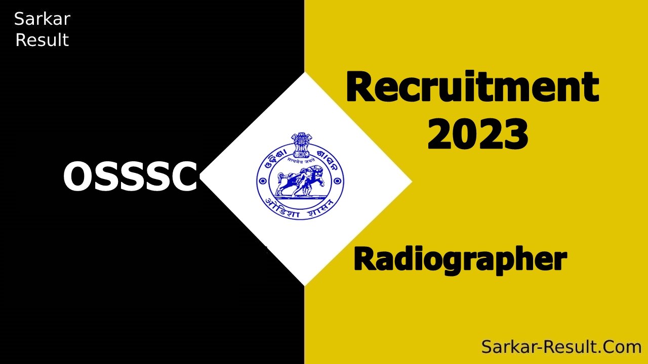 OSSSC Recruitment 2023