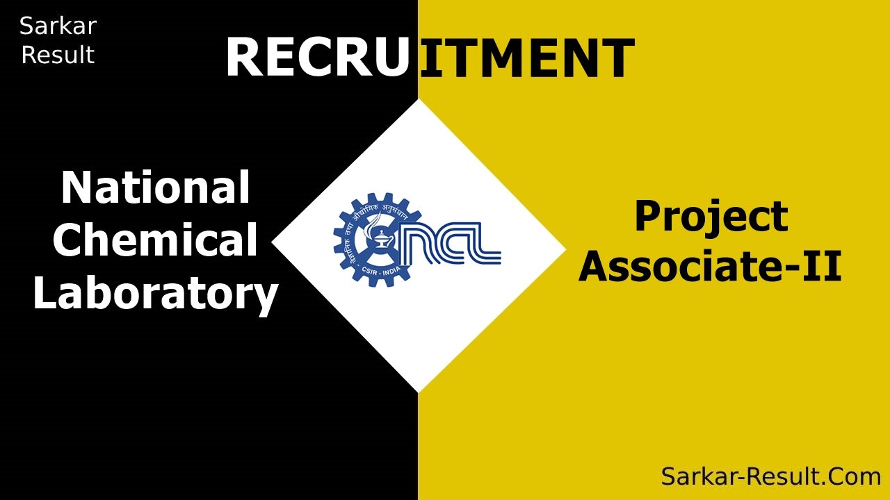 National Chemical Laboratory recruitment