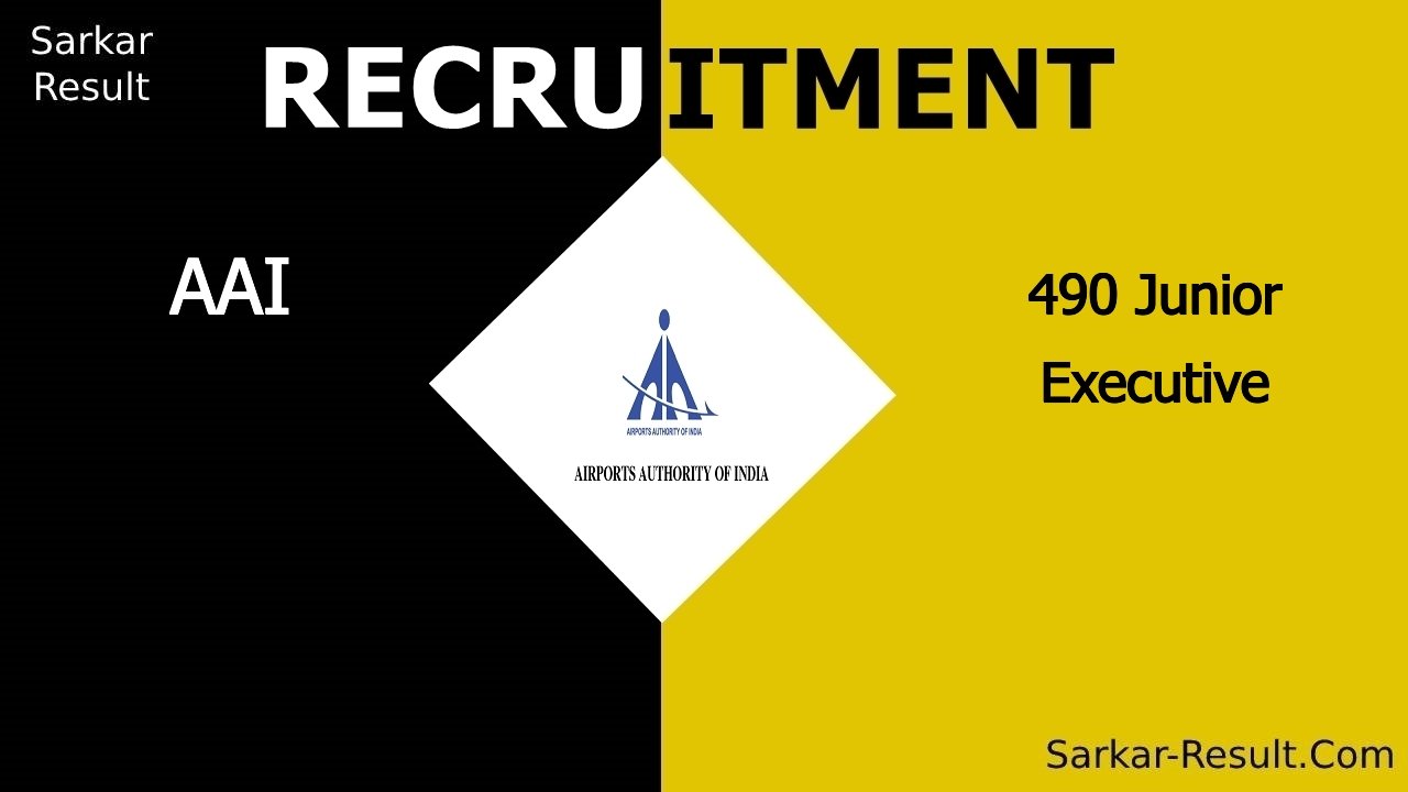 aai recruitment 2024 apply online for 490 junior executive out