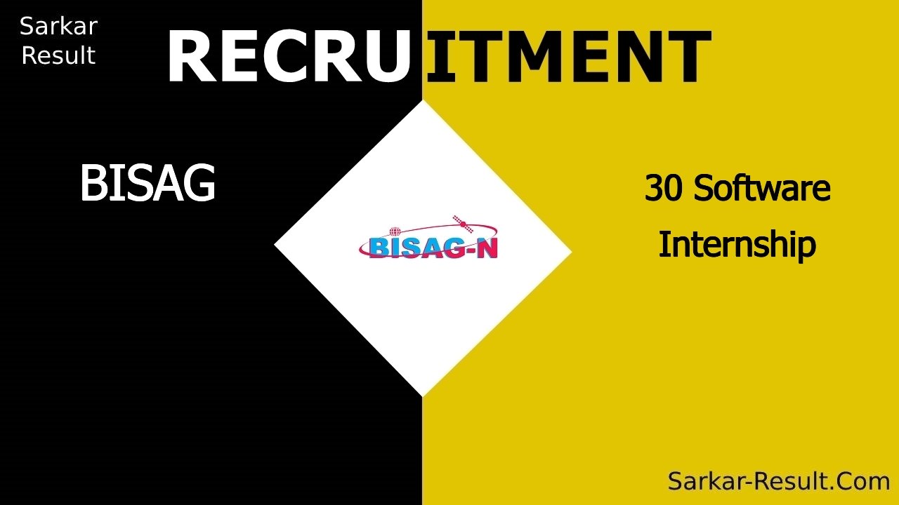 bisag n recruitment 2024 apply online for 30 software internship out