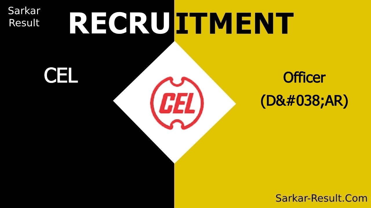 cel recruitment 2024 apply offline for officer dar out