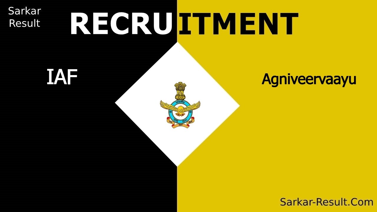 iaf recruitment 2024 apply online for agniveervaayu out