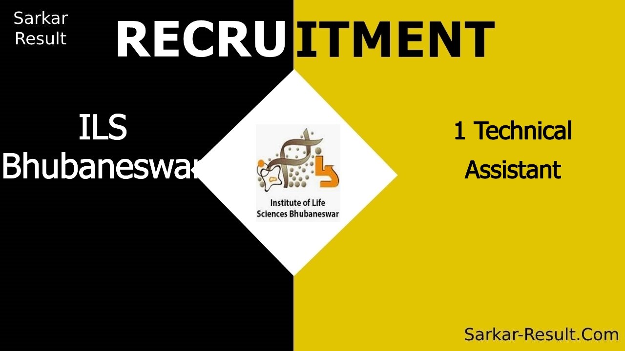 ils bhubaneswar recruitment 2024 apply online for 1 technical assistant out