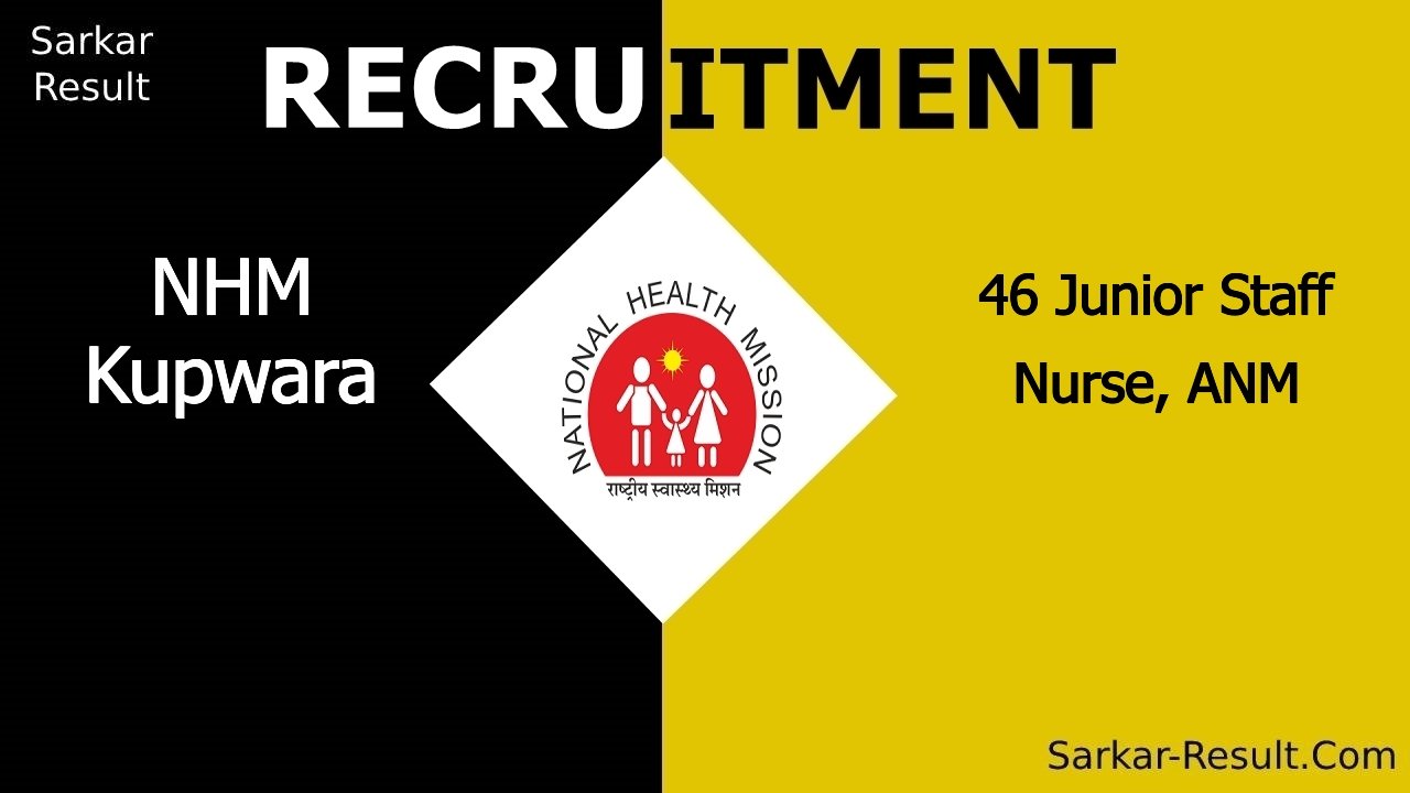 nhm kupwara recruitment 2024 apply online for 46 junior staff nurse anm out