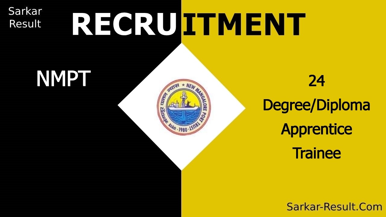 nmpt recruitment 2024 apply offline for 24 degree diploma apprentice trainee out